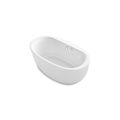 Kohler Air Tub, 65-13/16 in L, 36 in W, White, Acrylic 1967-GHW-0